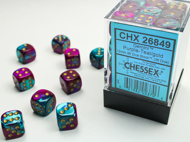 CHX 26849 Gemini Purple-Teal/Gold