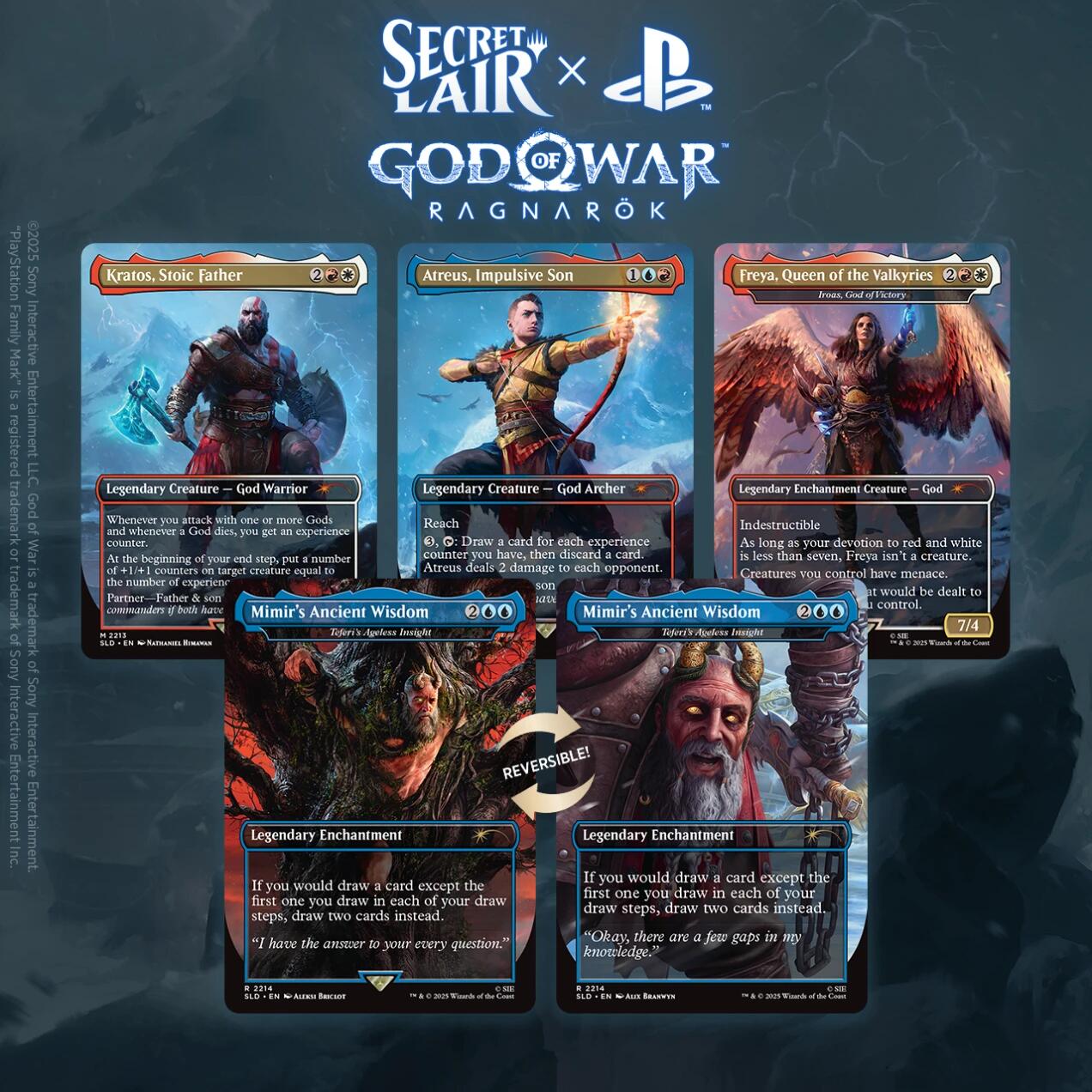 Secret Lair x God of War (Norse - Non-Foil Edition)