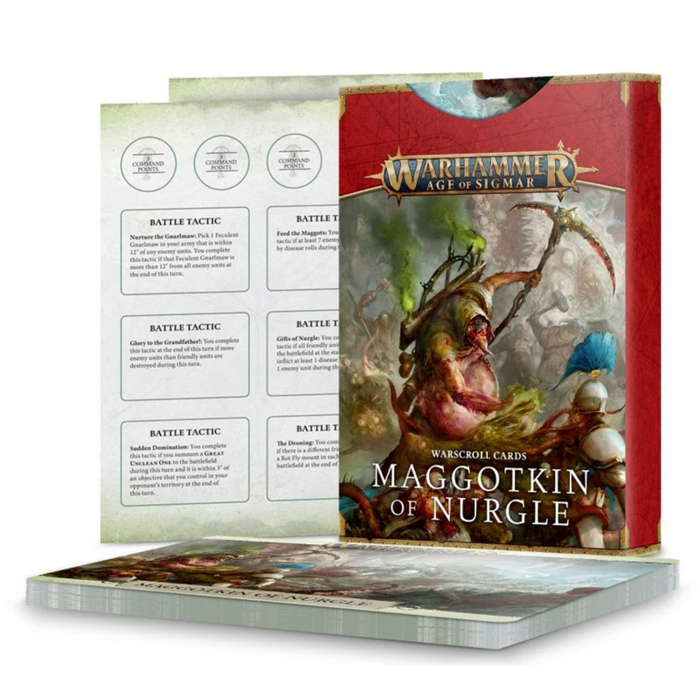 Warscroll Cards: Maggotkin of Nurgle (3rd Ed.)