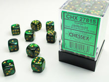 CHX 27815 Scarab Jade/Gold 12mm Dice Block