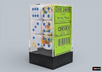 CHX 24609 Brush Breezy/blue 16mm d6 Dice Block (12 dice)