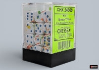 CHX 24809 Chessex Brush Dice Breezy 12mm Dice Block