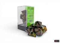 CHX 24405 Brush Polyhedral Deep Forest/gold 7-Die Set