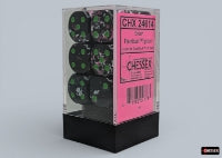 CHX 24614 Brush Paintball/green 16mm d6 Dice Block (12 dice)
