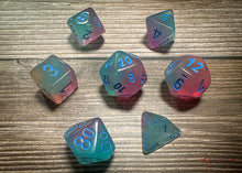 CHX 26464 Gemini Gel Green Pink/Blue Polyhedral 7 Die Set