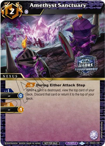 Amethyst Sanctuary (Championship Pack 2023 Vol. 3) (BSS03-108) [Launch & Event Promos]