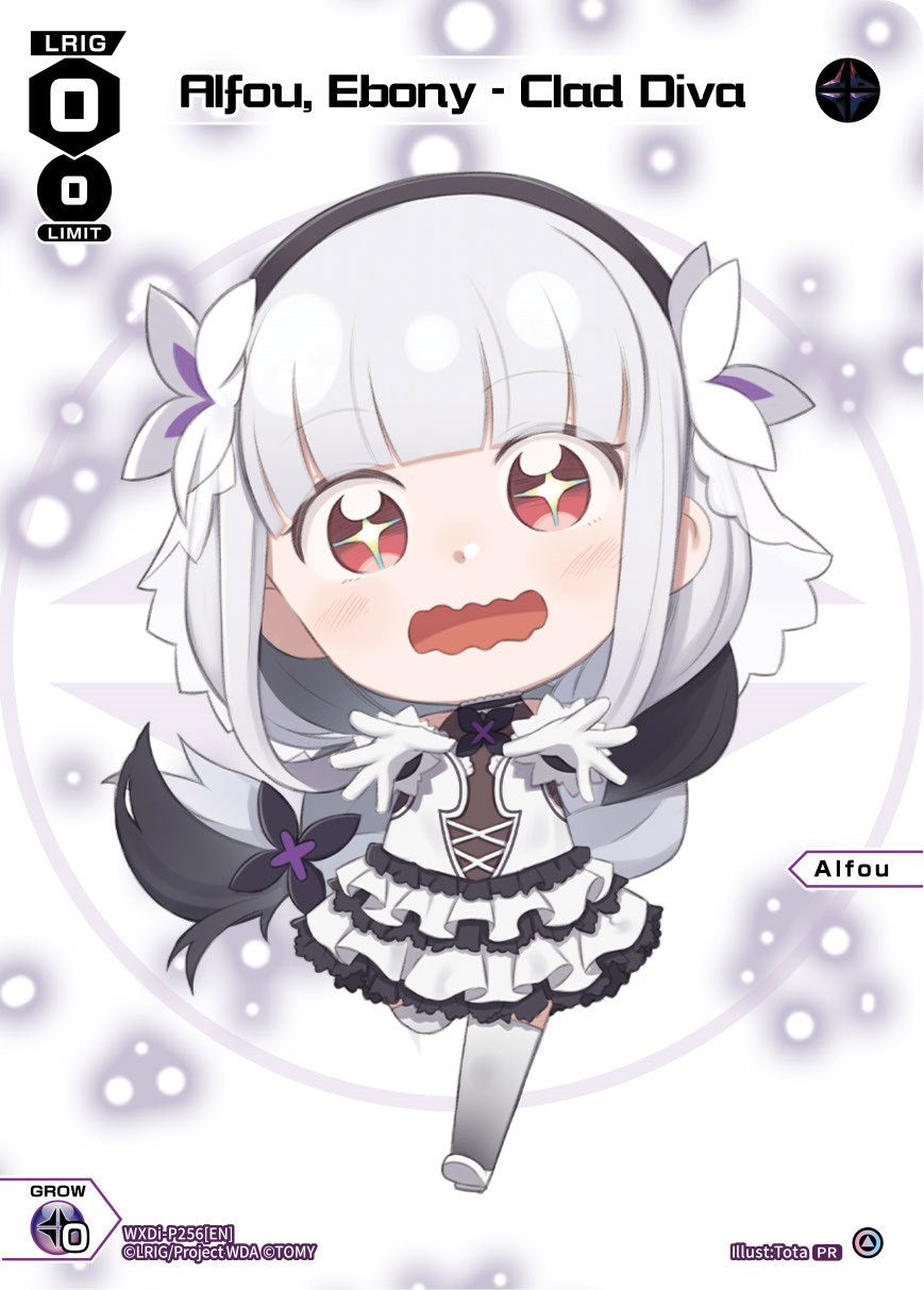 Alfou, Ebony - Clad Diva (November 2023) (WXDi-P256[EN]) [Promo Cards]