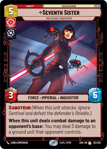 Seventh Sister - Implacable Inquisitor (133/252) [Spark of Rebellion]