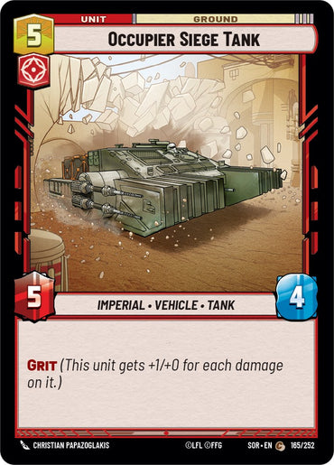 Occupier Siege Tank (165/252) [Spark of Rebellion]