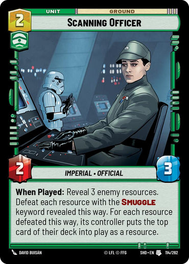 Scanning Officer (114/262) [Shadows of the Galaxy]