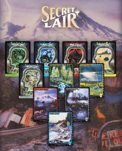 Secret Lair: Drop Series - Secret Lair x Brain Dead (Lands - Rainbow Foil Edition)