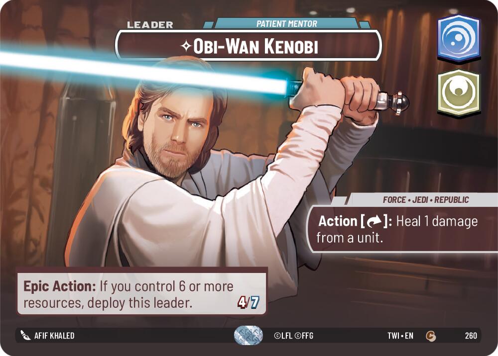 Obi-Wan Kenobi - Patient Mentor (Showcase) (260) [Twilight of the Republic]