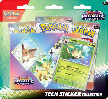 Scarlet & Violet: Prismatic Evolutions Tech Sticker Collection (Leafeon) (Pre-Order)