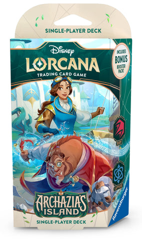 Disney Lorcana: Archazia's Island - Starter Deck (Ruby/Saphire) (Pre-Order)