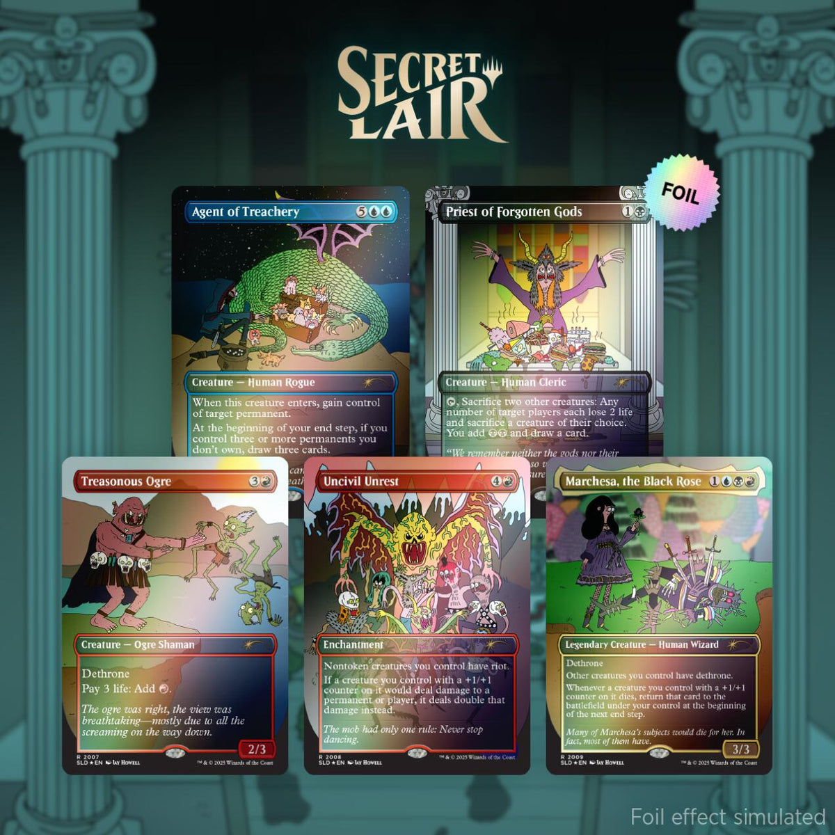 Secret Lair Drop Series: Featuring: Jay Howell (Rainbow Foil Edition)