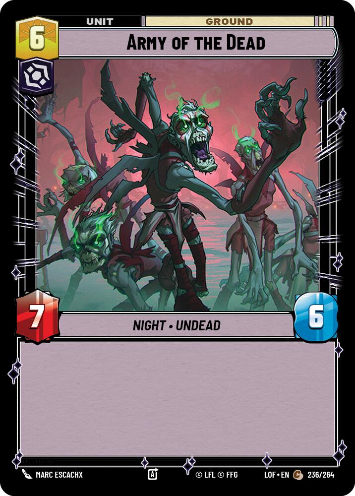 Army of the Dead (236/264) (236/264) [Legends of the Force]