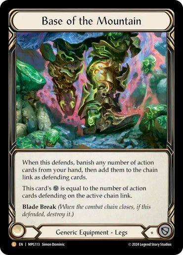 Base of the Mountain [MPG113] (Mastery Pack Guardian)  Cold Foil