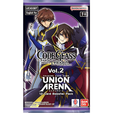 Bandai - Union Arena: CODE GEASS: Lelouch of the Rebellion Vol.2 - Booster Pack