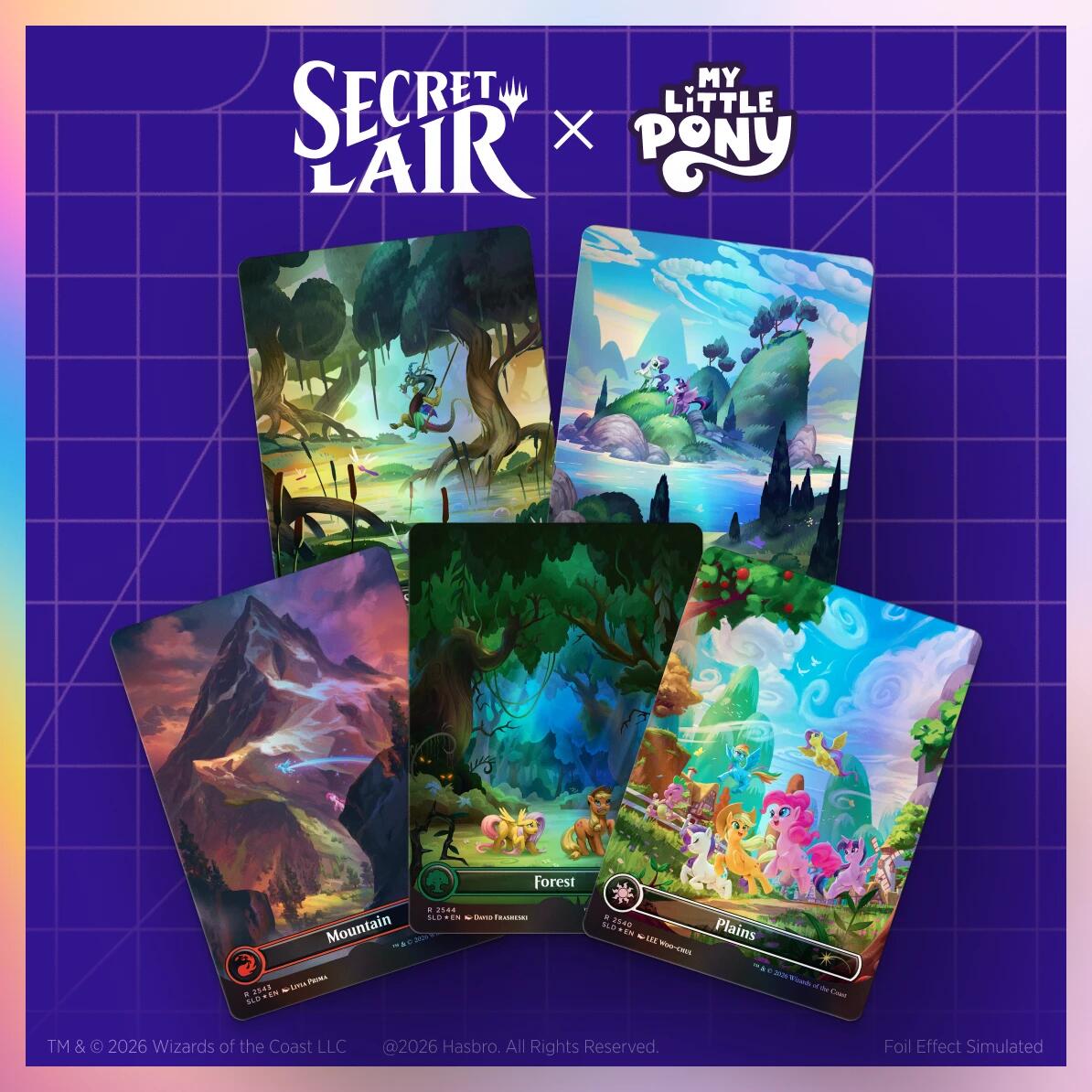 Secret Lair Drop: Secret Lair x My Little Pony: The Lands of Equestria (Traditional Foil Edition)