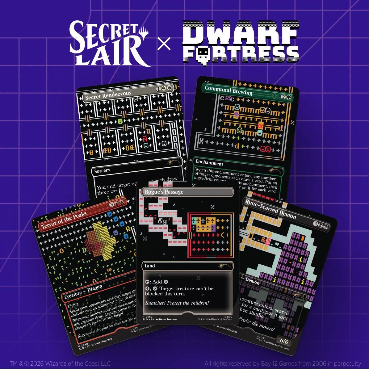 Secret Lair Drop: Secret Lair x Dwarf Fortress: Create New World (Non-Foil Edition)