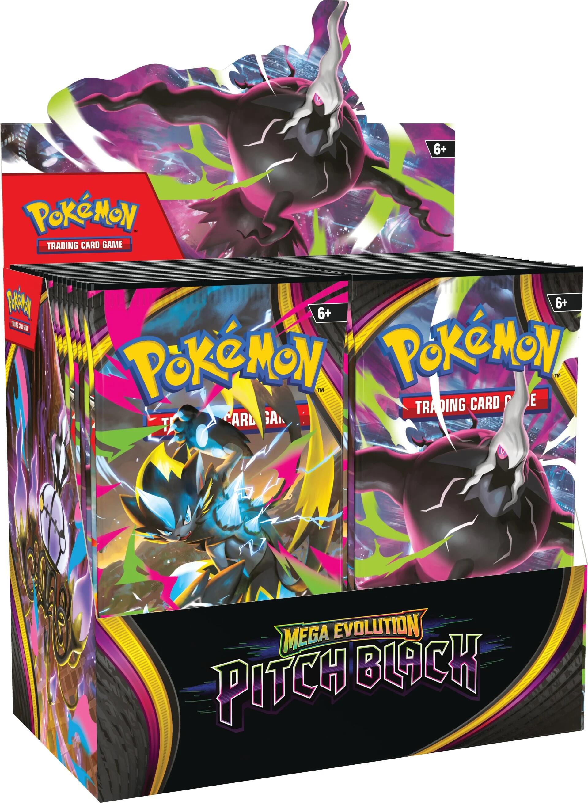 Mega Evolution: Pitch Black - Booster Box (Pre-Order)