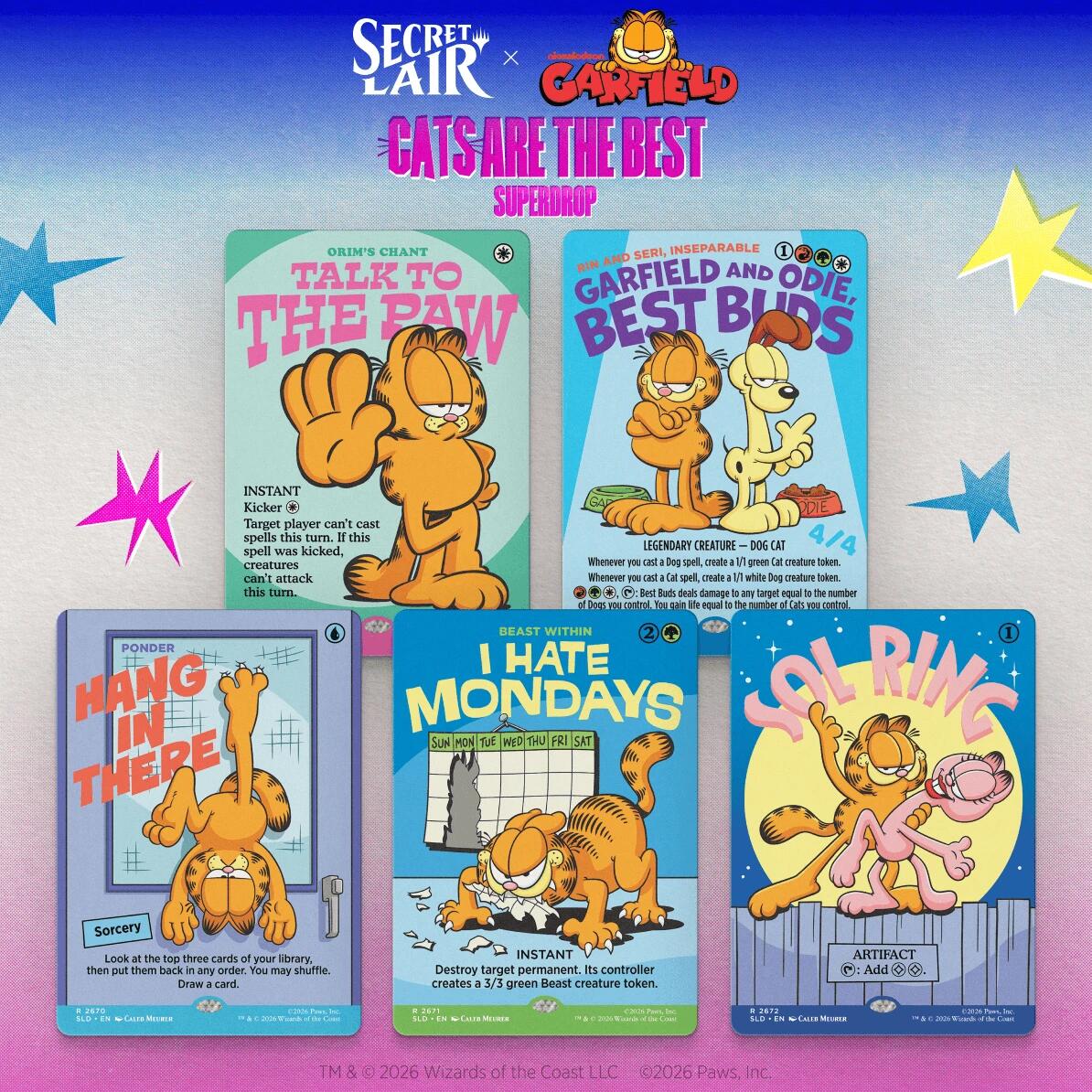 Secret Lair: Drop Series - Secret Lair x Garfield: Motivationally Challenged