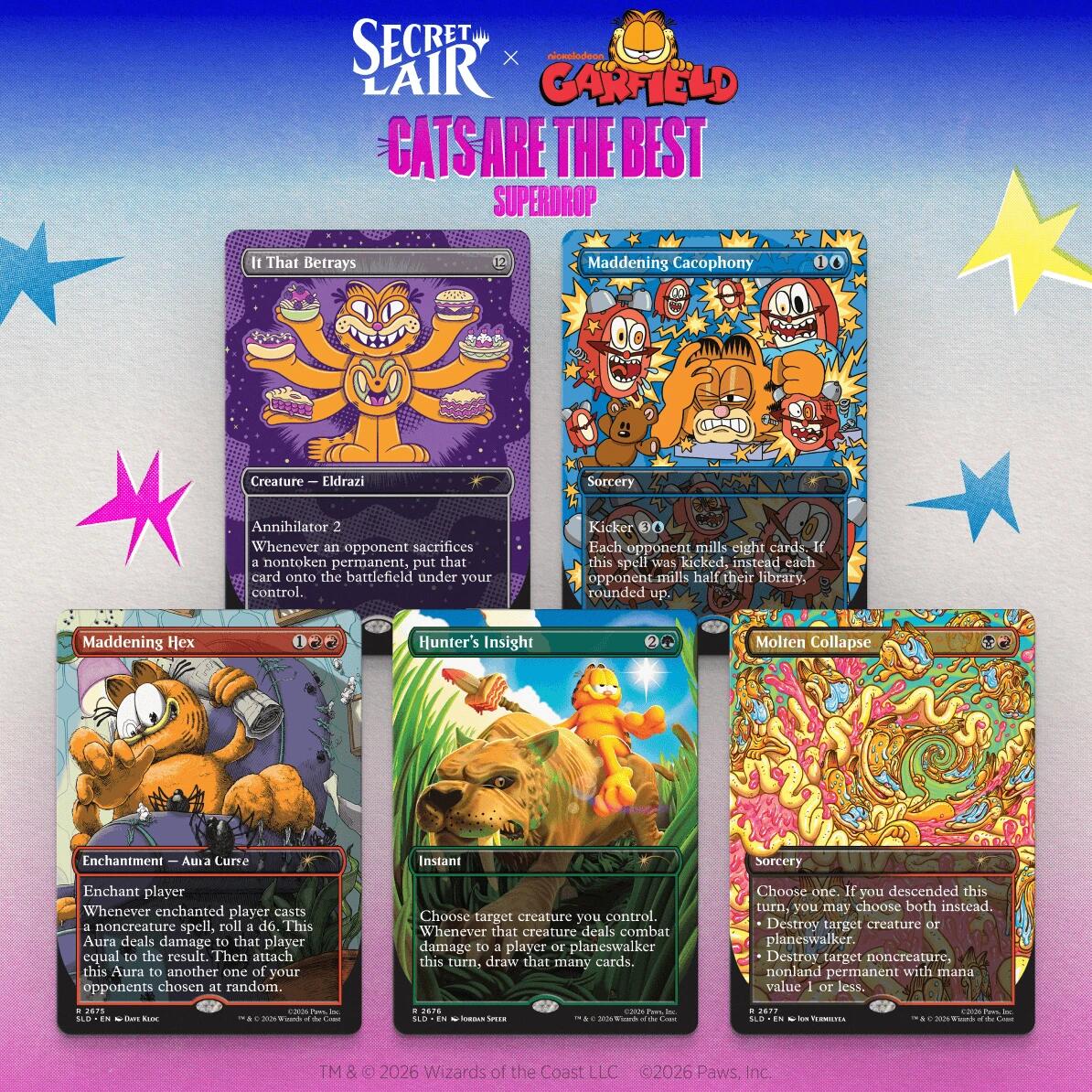 Secret Lair: Drop Series - Secret Lair x Garfield: Our Only Thought Is To Entertain You