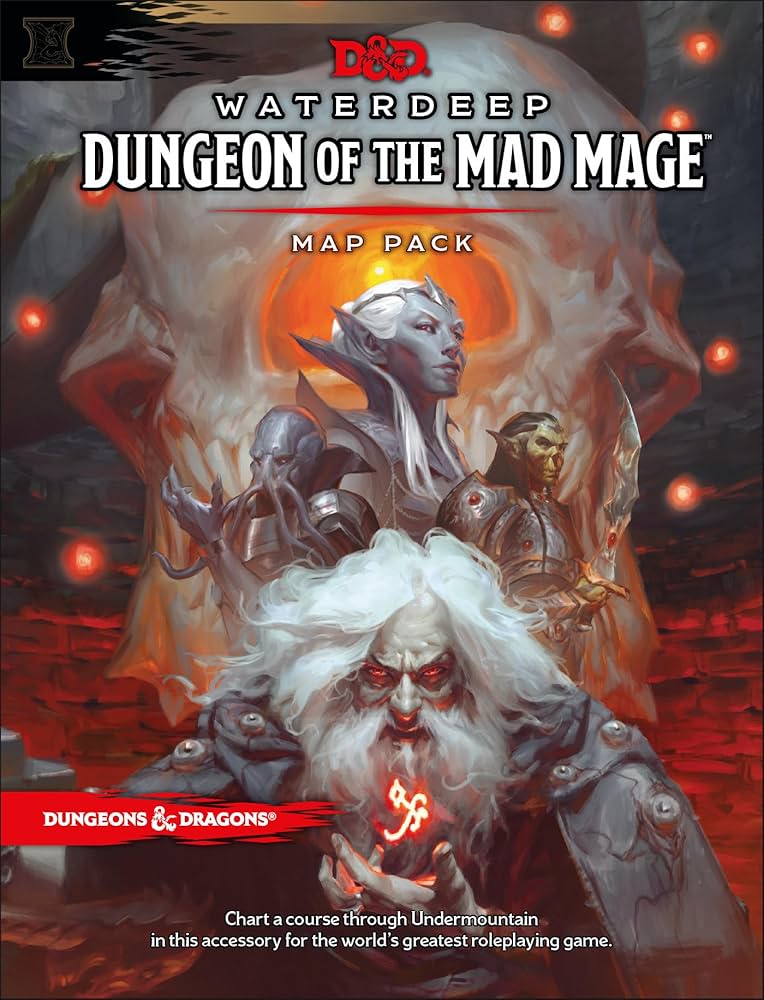 Dungeons & Dragons 5E: Waterdeep - Dungeon of the Mad Mage Maps and Miscellany