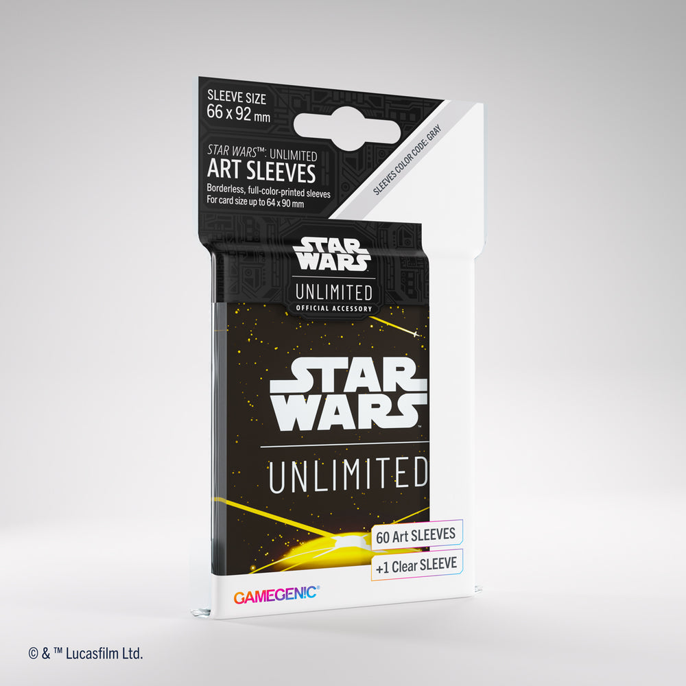 Star Wars: Unlimited - Art Sleeves (Card Back Yellow)