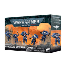 Space Marine: Vanguard Veteran Squad with Jump Packs