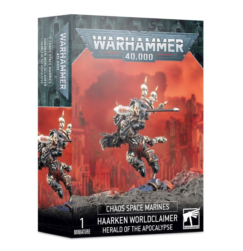 Chaos Space Marines Haarken Worldclaimer Herald of the Apocalypse