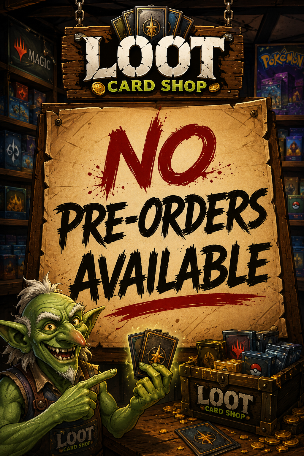 No Current Pre-Orders (Pre-Order)