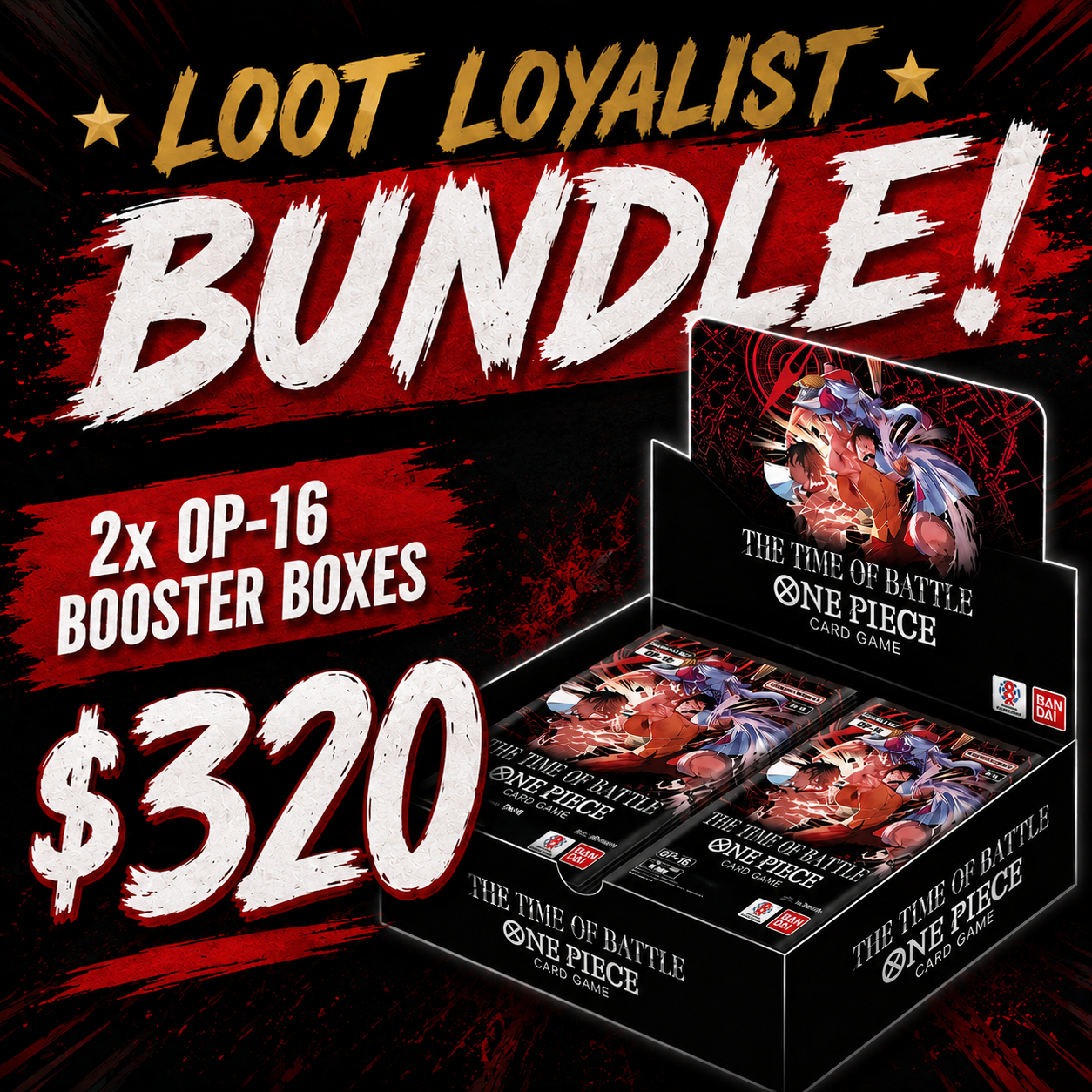 The Time of Battle - Booster Box Bundle (OP16) (Loot Loyalist)