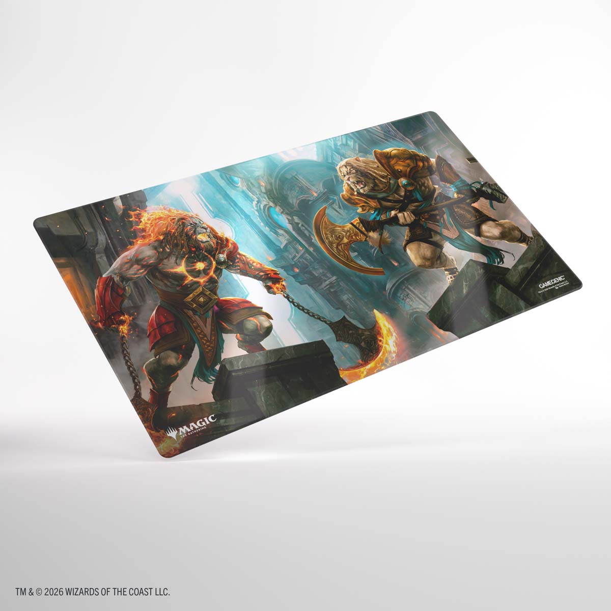 Magic: The Gathering SHINY PLAYMAT (Ajani, Path of Vengeance/ Ajani, Counterattack Leader)