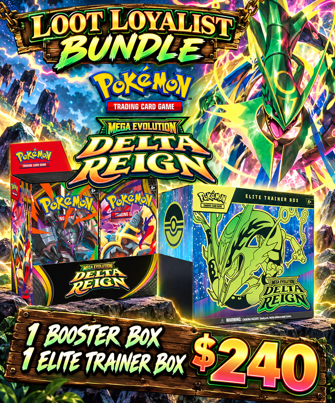 Pokemon: Delta Reign Bundle (Loot Loyalist Bundle)