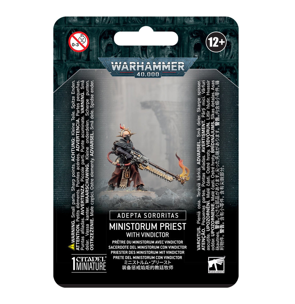 Adepta Sororitas Ministorum Priest with Vindicator