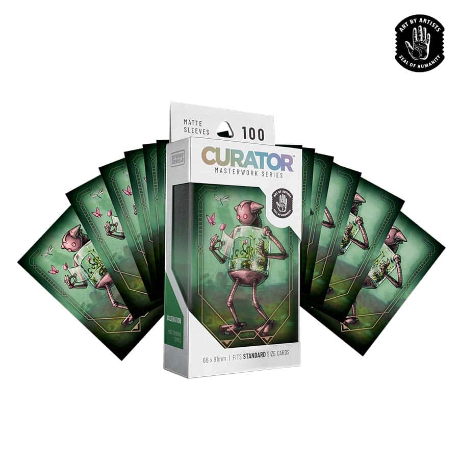 ORANGE NEBULA: CURATOR: MASTERWORK SLEEVES: CULTIVATION (BRITTANY BOWMAN) (100CT)