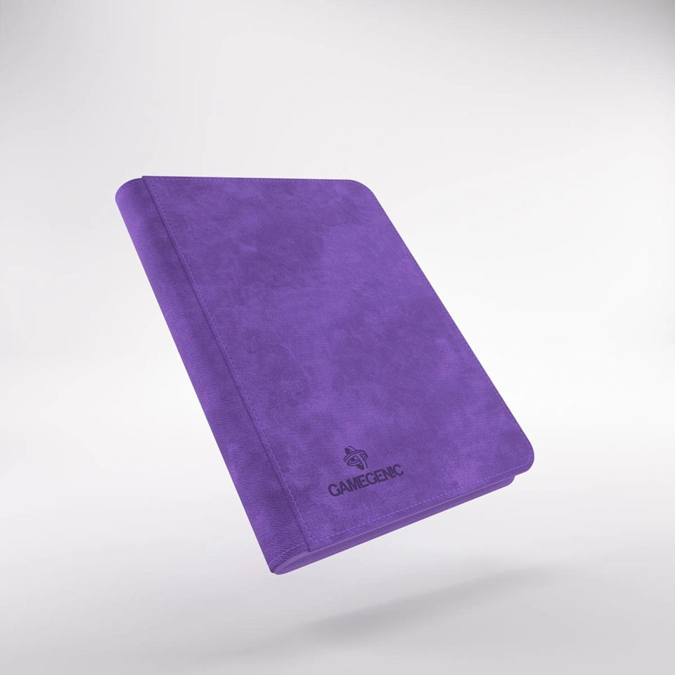 Zip-Up Album Purple 8-Pocket