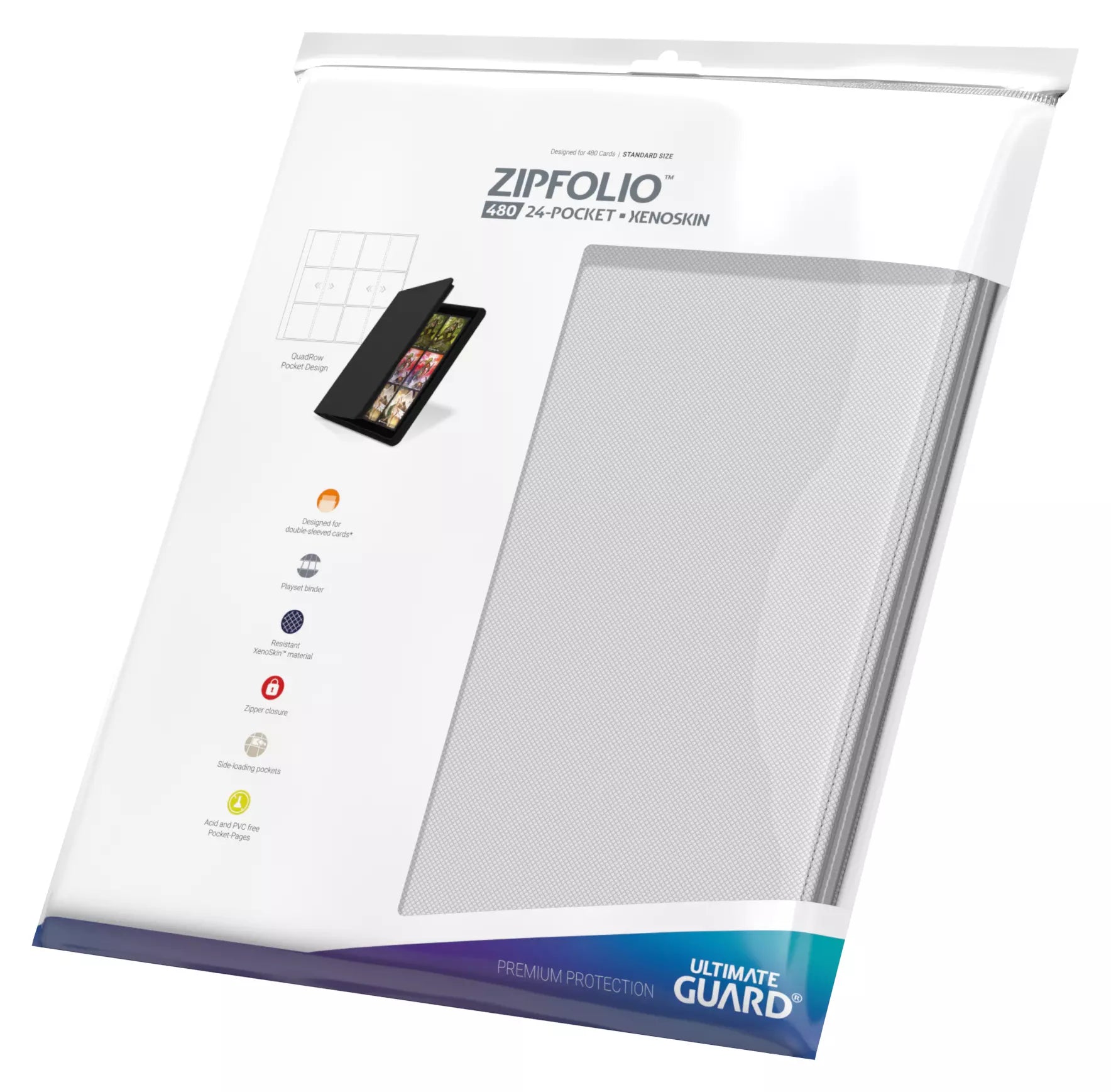 Zipfolio Xenoskin White 24 Pocket