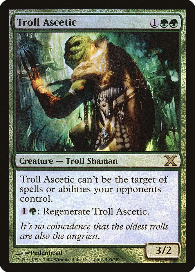 Troll Ascetic (Premium Foil) [Tenth Edition]