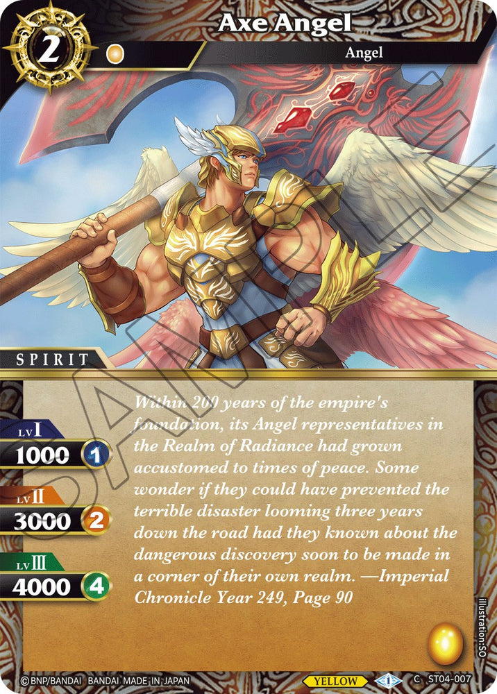 Axe Angel (ST04-007) [Starter Deck 04: Forbidden Magic]