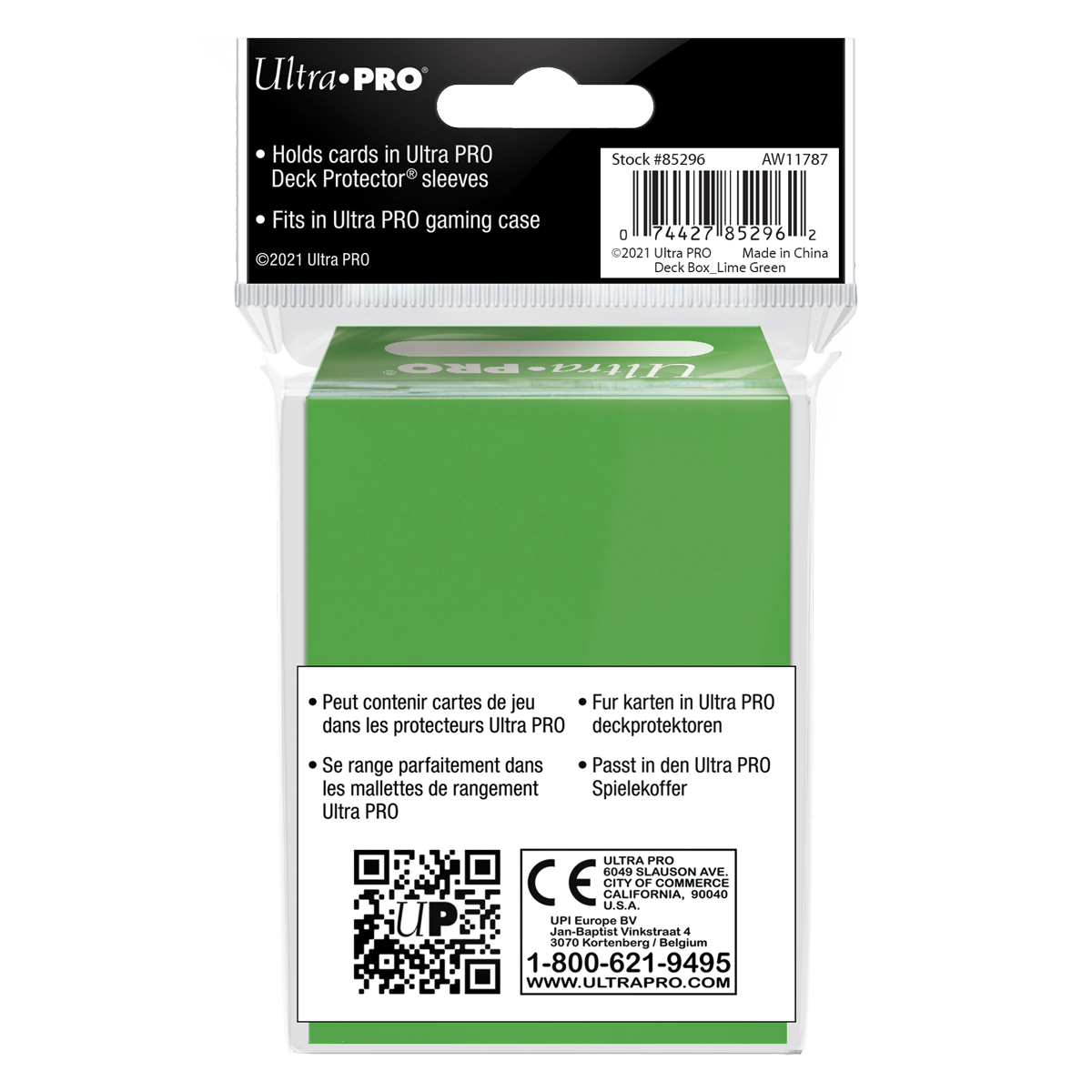Ultra PRO: 80+ Deck Box - Lime Green