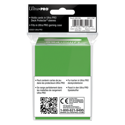 Ultra PRO: 80+ Deck Box - Lime Green