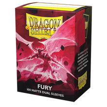 Dragon Shield: Standard 100ct Sleeves - Fury (Dual Matte)