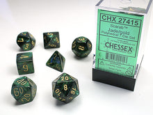 CHX 27415 Scarab Jade/Gold Polyhedral 7 Die Set