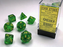 CHX 27565 Borealis Maple Green/Yellow Polyhedral 7 Die Set