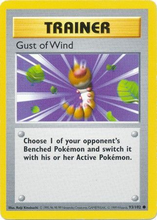 Gust of Wind (93/102) [Base Set Shadowless Unlimited]
