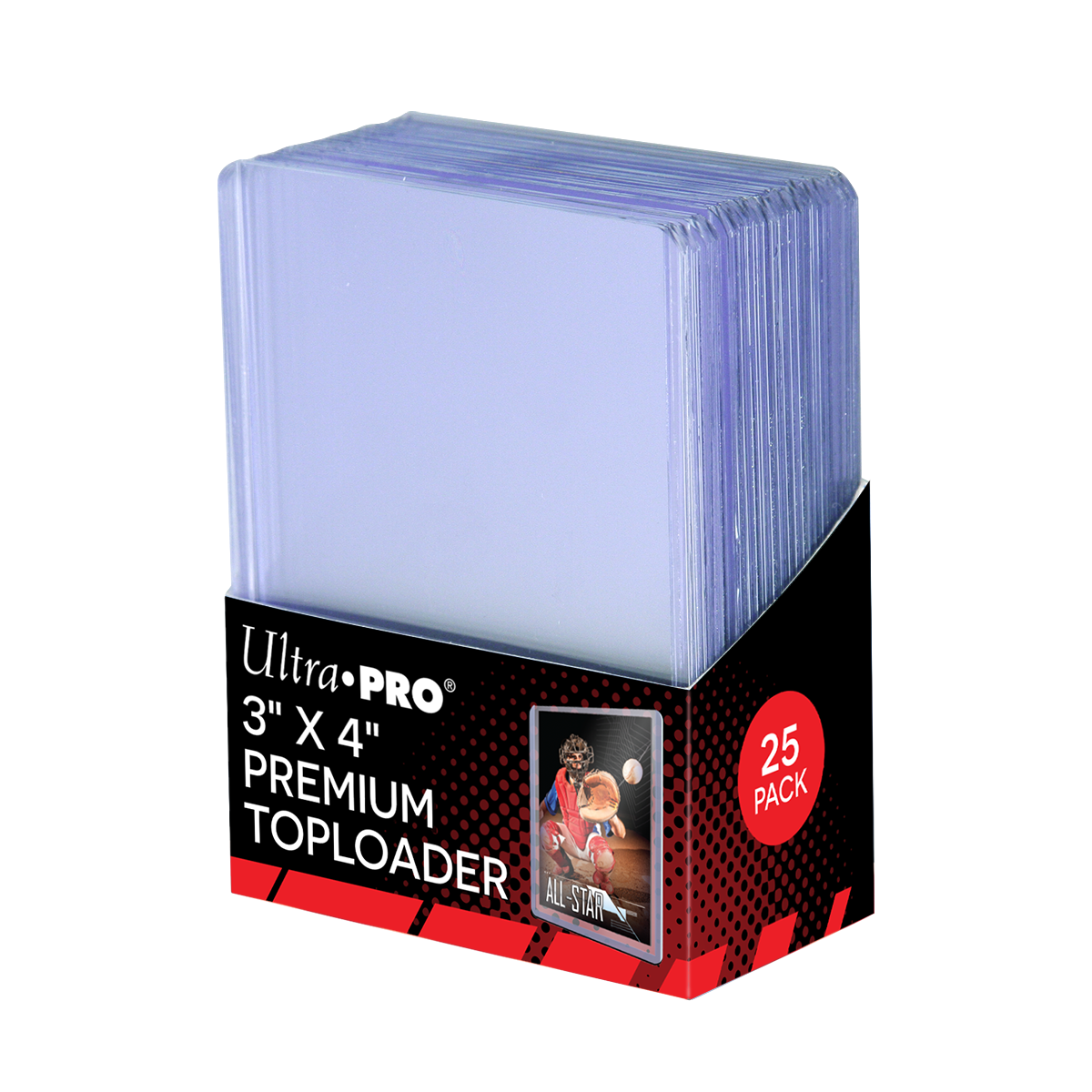 Ultra PRO: Toploader - 3" x 4" (25ct Super Clear Premium) [Pack of 4]