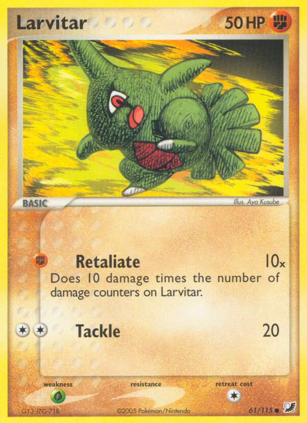 Larvitar (61/115) [EX: Unseen Forces]