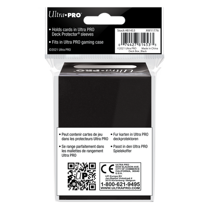 Ultra PRO: 80+ Deck Box - Black